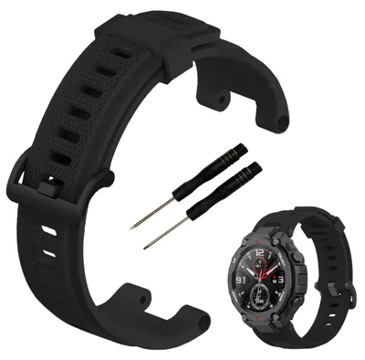 Zdjęcie produktu dla Pasek ChronSmarta do smartwatch'a Amazfit T-Rex / T-Rex Pro (Czarny)