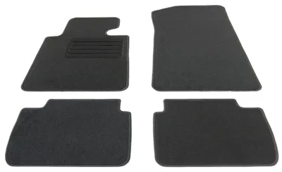 Fußmatten Set für 3er BMW E46 Limo + Coupe + Touring, schwarz