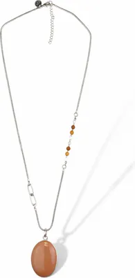 Produktbild von Lange Kette Amelie mit ovalem Anhänger von collezione alessandro