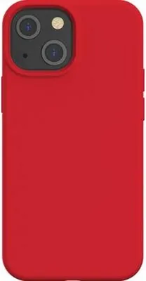 Produktbild von BigBen Connected, Hülle für Apple iPhone 13 mini, starres Silikon, weicher Touch, Rot
