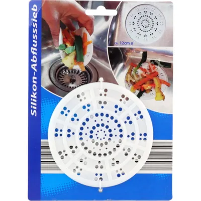 Obrázok produktu pre Odtokové sitko silikónové, odtokové sitko, odtokové sitko Ø 118 mm odtokové sitko na vlasy odtokové odtokové sitko