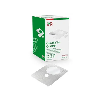 Immagine prodotto di Curafix i.v. Control, cannula di fissaggio 6 x 7,5 cm, confezione: 50 pezzi | confezione (50 pezzi)
