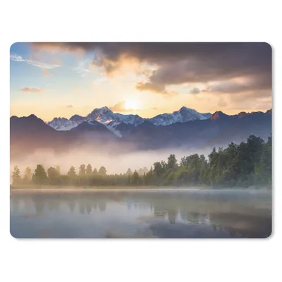 Produktbild von MuchoWow® Mauspad Mousepad Meer - Berge - Neuseeland 40x30 cm - Mousepads - Maus Mat - Pad - Mausunterlage - Anti Rutsch
