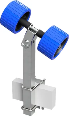 Obrázek produktu pro 2-násobný Kyvadlové válečky válečky lodní přívěs EVA SUPROD RKSRLB-2-EVA, Ø 120 mm, modrá/černá