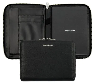 Produktbild von HUGO BOSS A5 Konferenzmappe Pure Iconic Black