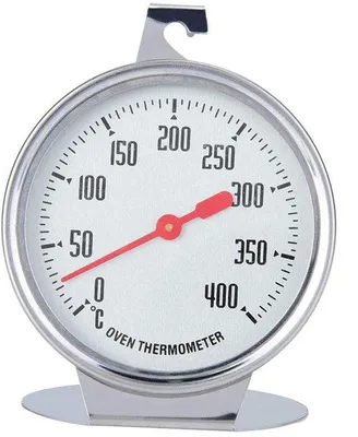 Produktbild von Geschmorteisen Thermometer - 0400°C Thermometer für Kochen - Edelstahl Lebensmittel Temperaturmesser für Pizza und Grillen