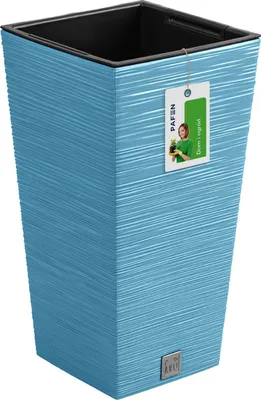 Image de Pot de fleurs FURU Square Bac de balcon Bac à fleurs bleu 19 L