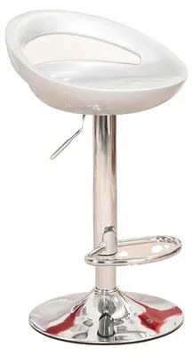 Produktbild von Barhocker, höhenverstellbar, modernes minimalistisches Design, grau