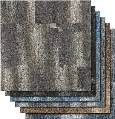 Produktbild von Teppichfliese Santo Jeansblau 81 50 x 50 cm