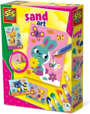 Produktbild von SES gefrbte Sandkunst - Waldtiere