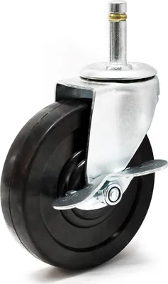 Produktbild von Wiltec Ersatzteil für Plattenheber bis max. 68 kg - Lenkrolle - Ersatz Rolle für Paneelheber Höhe 140-350 cm, max. Breite 2,90 m, Trockenbau Montagehilfe 1-Mann-Bedienung