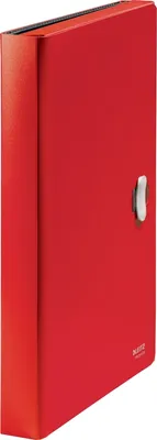 Image de 5x LEITZ 46240025 Fardes à compartiments Recycle 5 compartiments rouge