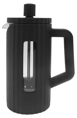French Press 350 ml, Edelstahl, Kaffee- & Teezubereiter, schwarz