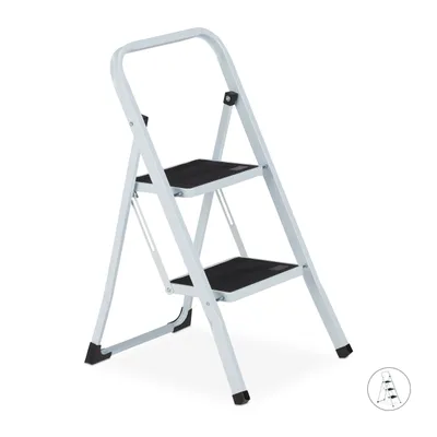 Produktbild von relaxdays Trittleiter mit Handlauf