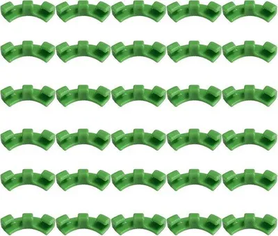 Obrázek produktu pro 30 ks 90° ohybů pro rostliny – zelené – 3,5 × 1 cm