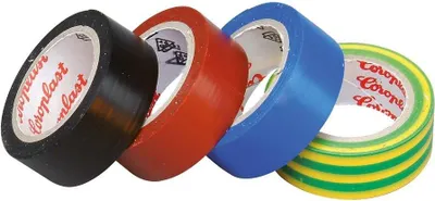 Produktbild von Isolierband, Polyvinylchlorid (PVC), 15mm, 4,5m, mehrfarbig, -10-105°C, 321900087