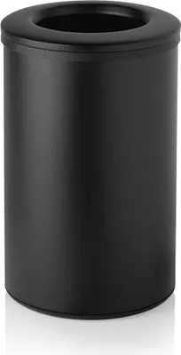 Produktbild von Abfalleimer, Ø 35,5 cm, 40 ltr., schwarz