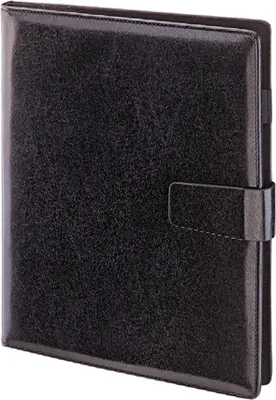 Image de Carnet d'adresses A4 noir de première qualité avec insert amovible Fermeture magnétique de Cambridge