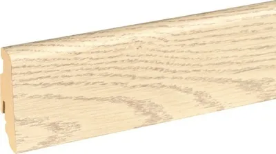 Produktbild von SKANDOR Sockelleiste MDF FU60L foliert Steineiche 2400 x 58 x 19 mm