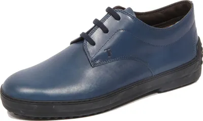 Produktbild von G2312 sneaker uomo TOD'S blue delave' leather shoe man