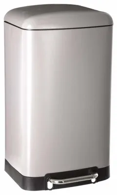 Produktbild von 5Five Mulleimer/Treteimer - taupe - Metall - 30 Liter - 34 x 61 cm