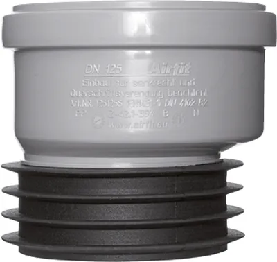 Obrázok produktu pre airfit PP univerzálna násuvná zásuvka-PlusDN 125x125 excentrická
