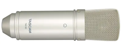 Productafbeelding van Tascam TM-80, studiomicrofoon, frequentiebereik 20 - 20000 Hz, 1000 ohm, gevoeligheid 38 dB/m, kleur: goud, lengte kabel: 1,8 meter
