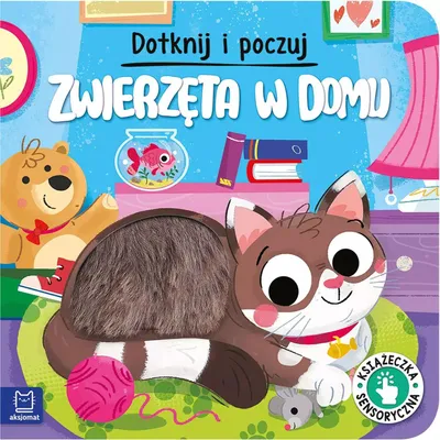 Immagine prodotto di Dotykowa książeczka sensoryczna Zwierzęta w domu / Aksjomat