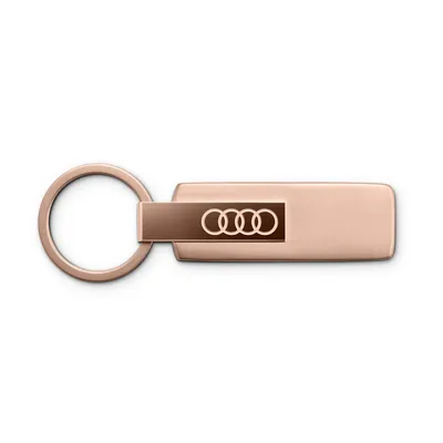 Produktbild von Original Audi Schlüsselanhänger Edelstahl Rosé