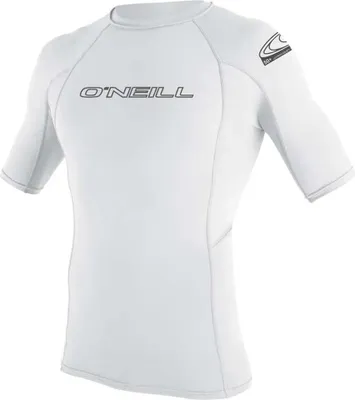 Zdjęcie produktu dla O’Neill Wetsuits Basic Skins Crew S/s Koszulka z krótkim rękawem, model rash guard, biała, rozmiar S