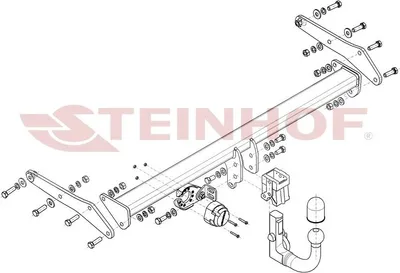 Produktbild von STEINHOF S-300 Anhängerkupplung 1500kg Max für SKODA Kamiq (NW4)