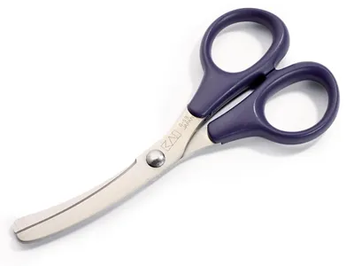 Produktbild von Textilschere, gebogen, 13,5 cm, professionell, Edelstahl