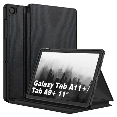 Produktbild von Fintie Hülle für Samsung Galaxy Tab A11+ Plus 11" 2025 / Tab A9+ Plus 11 Zoll 2023, Slim TPU Folio Tablet Schutzhülle mit Standfunktion, Schwarz