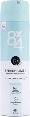 Produktbild von 8x4 Deo-Spray Fresh Lime 150 ml – 48h Schutz ohne Aluminium