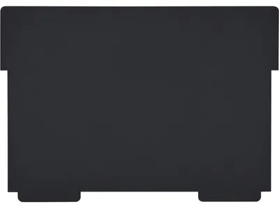 Produktbild von Schwenkplatte A6 quer öko-schwarz VE=2 Stück