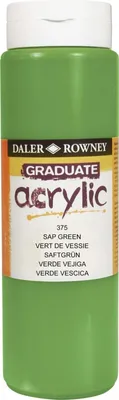 Obrázok produktu pre Daler Rowney Graduate Akrylová farba Sap Green 500 ml 1 ks