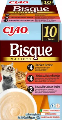 Immagine prodotto di Inaba Ciao Bisque 24x40g zuppa per gatti pollo manzo pesce
