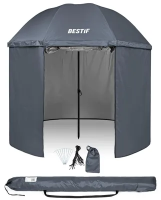 Produktbild von Parasol Bestif BPW01-2 225 x 205 cm Polyester Wasserdicht mit Seitenschutz