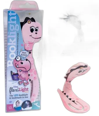 Zdjęcie produktu dla Flexilight Pals Dinozaur Różowa - Lampka do czytania
