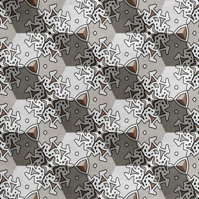 Obrázok produktu pre Kráľovská zamatová tkanina Polyester na šitie - motív Geometrická dekorácia 6