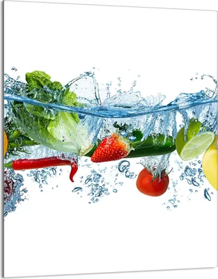 Produktbild von Herdabdeckplatte 40x52 Glaskeramikkochfeld Abdeckung Spritzschutz Glasplatte Deko Schneidebrett, Obst Gemüse