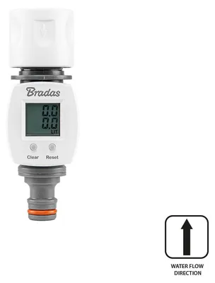 Productafbeelding van Bradas, model WL-3101, waterdoorstromingsmeter, voor nauwkeurige metingen in irrigatiesystemen, eenvoudige installatie en duidelijke aflezing