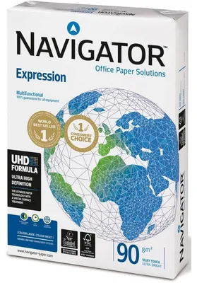 Produktbild von Navigator 5602024005037, Universal, A3 (297x420 mm), 500 Blätter, 90 g/m², Weiß, 115 µm