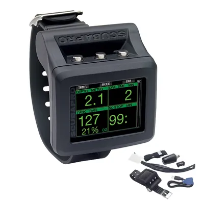 Produktbild von Scubapro Galileo G2 - Tauchcomputer LED-Sender und HR-Brustgurt