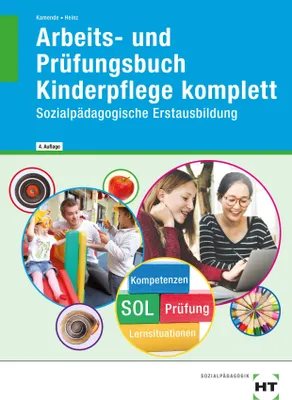 Produktbild von Arbeits- und Prüfungsbuch Kinderpflege komplett
