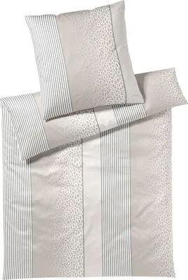 Produktbild von JOOP! Mako-Satin-Bettwäsche Leo Farbe cream Größe 135x200+40x80
