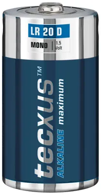 Produktbild von LR20/D (Mono) Batterie, 2 Stk. im Blister Alkali-Mangan Batterie (Alkaline), 1,5 V