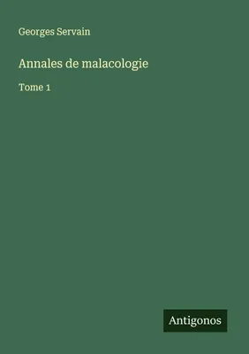 Produktbild von Annales de malacologie