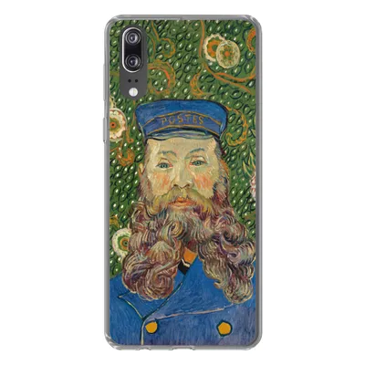 Produktbild von MuchoWow® Handyhülle Schutzhülle Hülle für Huawei P20 Porträt des Postboten Joseph Roulin - Vincent van Gogh Silikon Softcase Handy Hülle - Hardcover