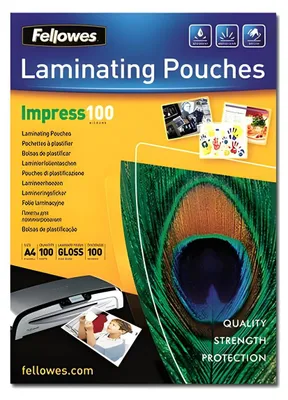 Produktbild von Fellowes Laminierfolie A3 100 mic glänzend - 100 Stück